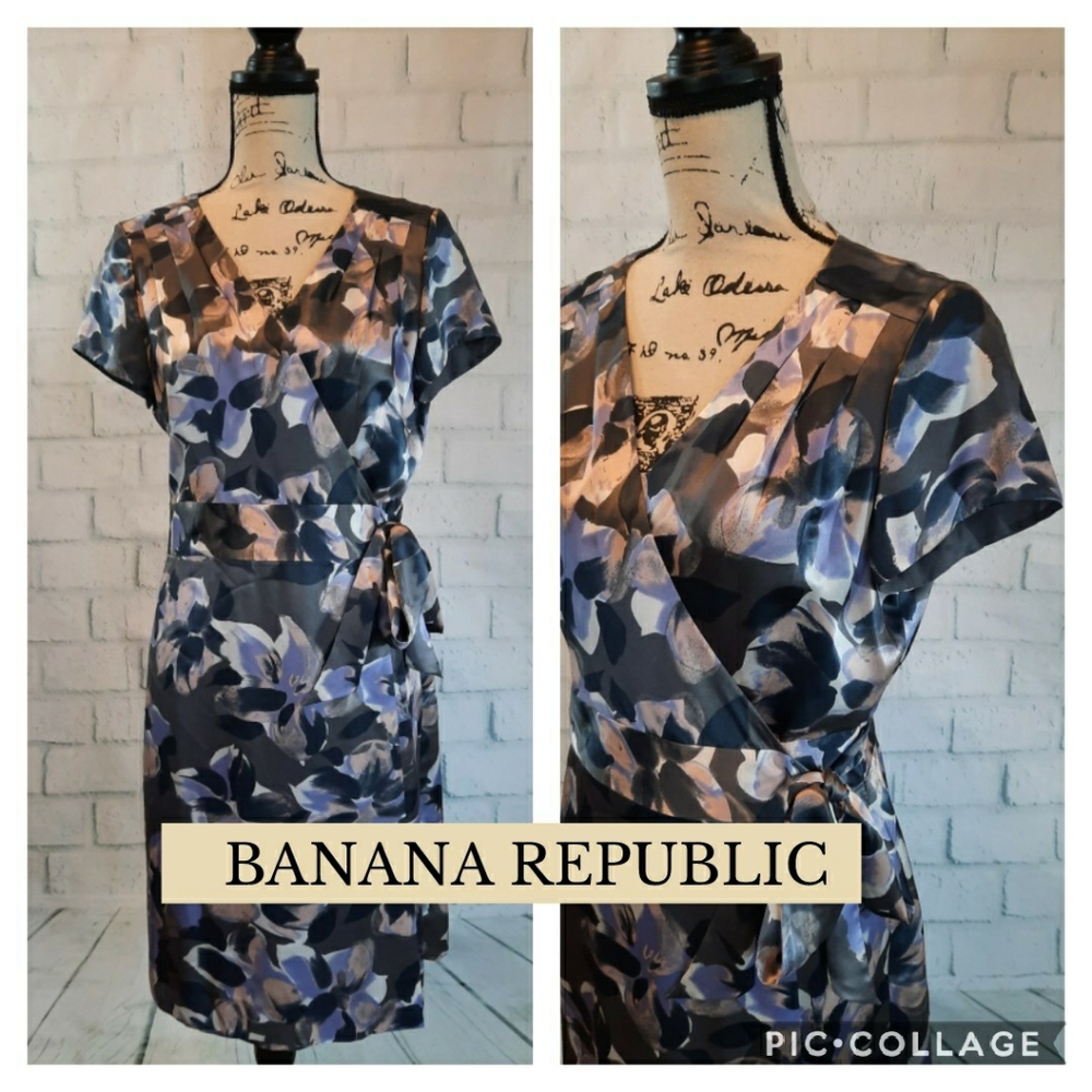 Banana Republic silk cocktail dress size 8